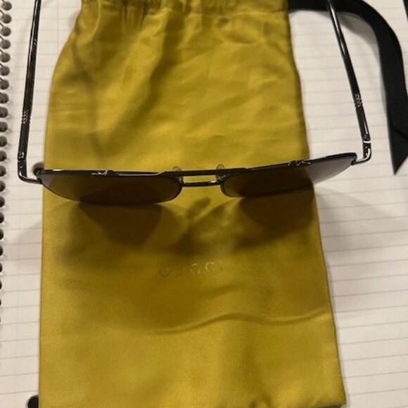 Gucci Sunglasses  56mm Navigator Square - Picture 2 of 3